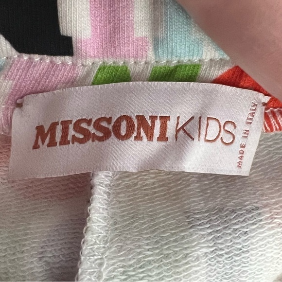 Missoni Kids Girls Rainbow Logo Joggers size 4 - Picture 3 of 5